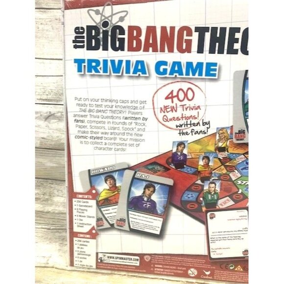 The Big Bang Theory Fan Edition Trivia Game 400 New Questions by Spin MasteR - Picture 4 of 9